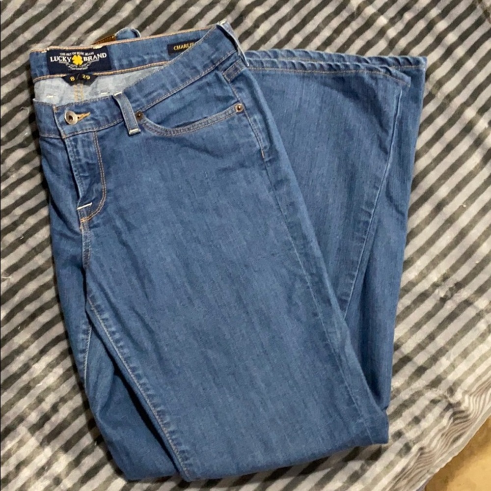 Lucky Charlie Flare Jeans blue size 8 or 29